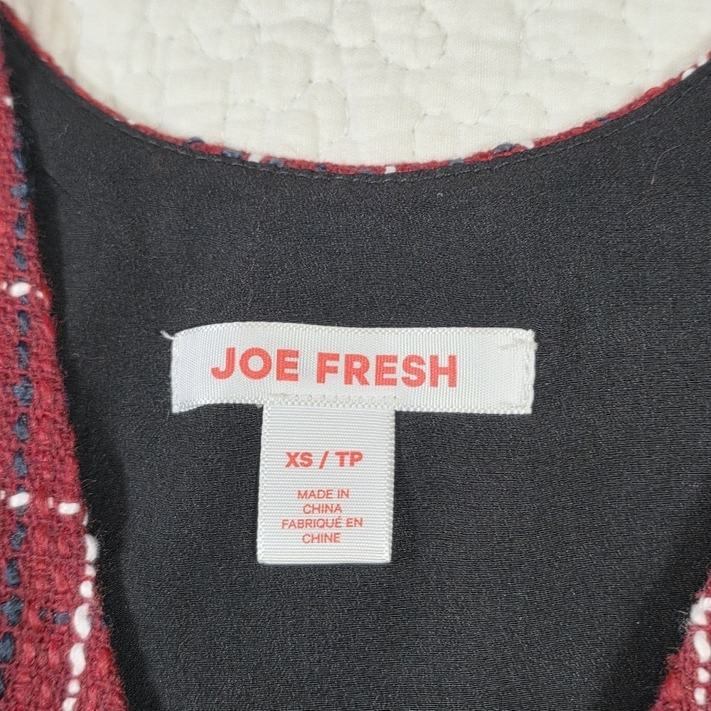Joe Fresh Red Plaid Jacket & Skirtall Dress Set - Picture 13 of 16